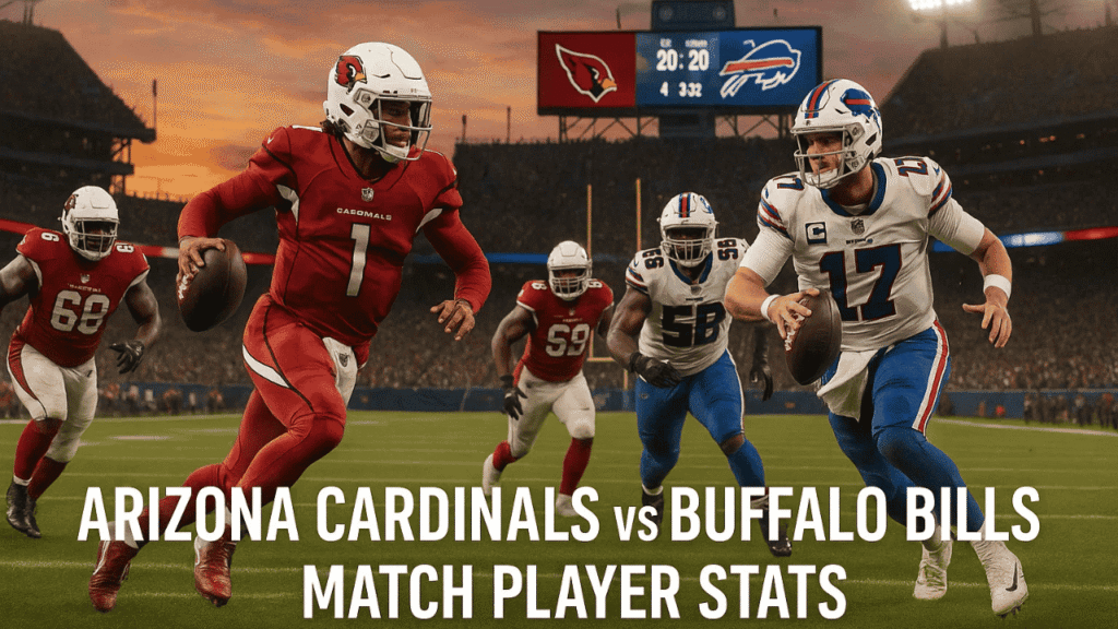 arizona cardinals vs buffalo bills match player stats