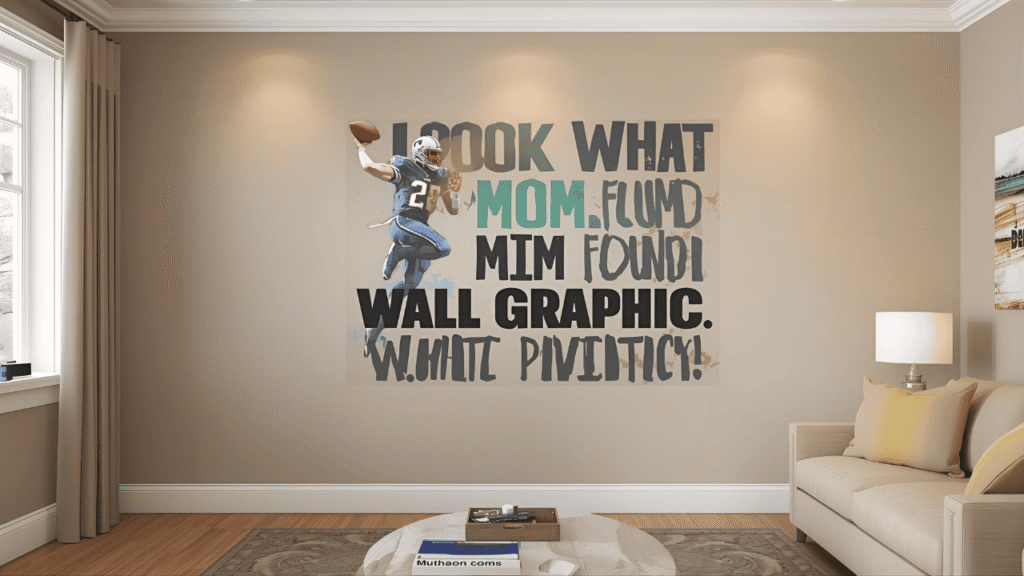 look what mom found fathead wall graphic giveaway