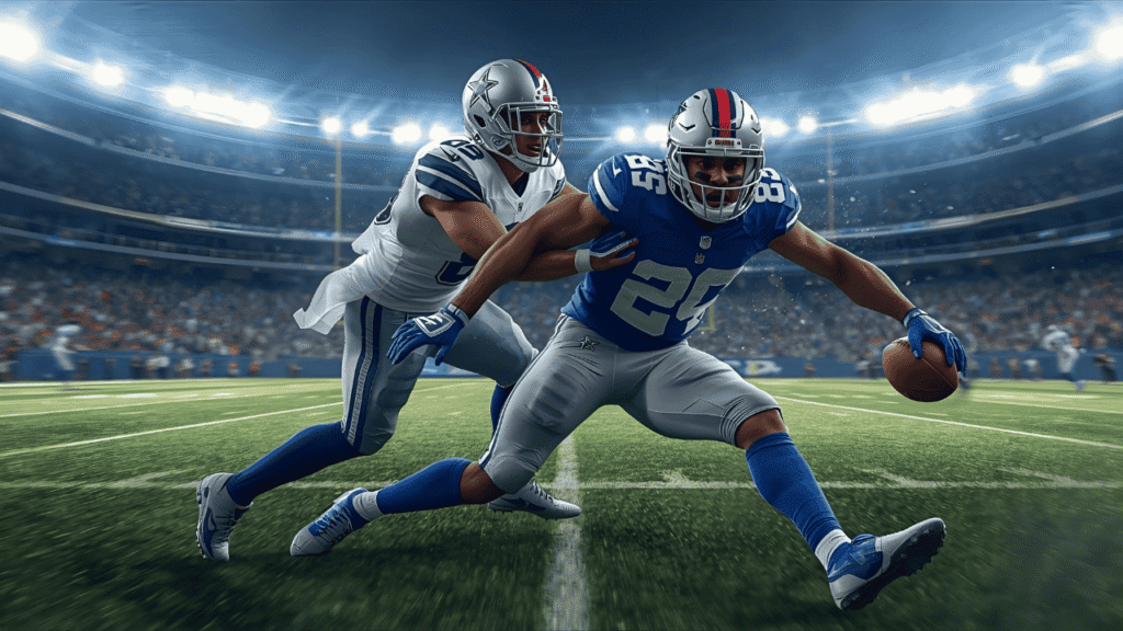 new york giants vs dallas cowboys match player stats