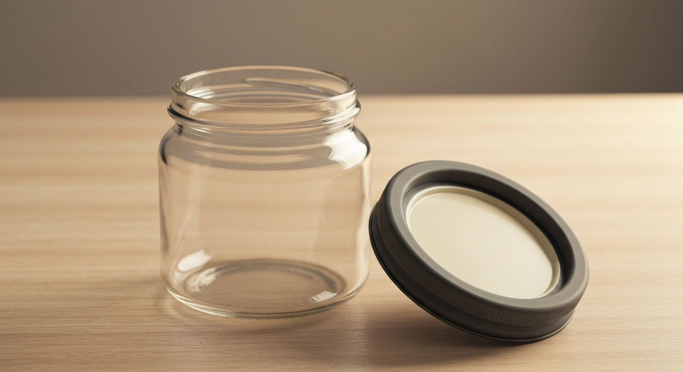 Glass Jar and Lid